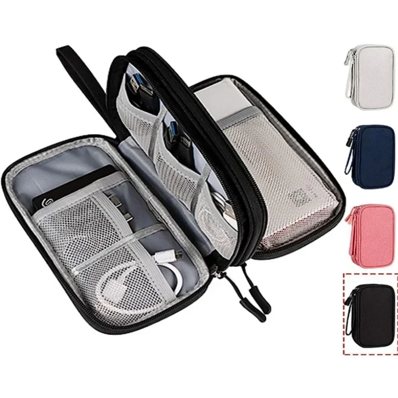 Travel Cable Bag Portable Digital Storage Pouch Charger Data Cable USB Bag Organizer Waterproof Electronic Accessory Storage Bag Travel Cable Bag Portable Digital Storage Pouch Charger Data Cable USB Bag Organizer Waterproof Electronic Accessory Storage Bag