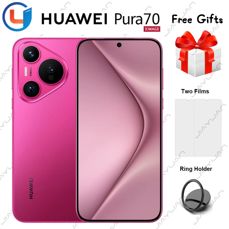 Original Huawei Pura 70 5G Mobile Phone 6.6" Kunlun Glass 2 Screen Kirin 9010 Octa Core HarmonyOS 4.2 Battery 4900mAh Smartphone Original Huawei Pura 70 5G Mobile Phone 6.6" Kunlun Glass 2 Screen Kirin 9010 Octa Core HarmonyOS 4.2 Battery 4900mAh Smartphone
