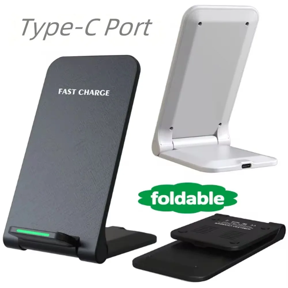 Wireless Charger Stand Pad Fast Charging Foldable For iPhone17/16/15/14 Samsung S21 S24 S8 Huawei Qucik Charger Wireless Charger Stand Pad Fast Charging Foldable For iPhone17/16/15/14 Samsung S21 S24 S8 Huawei Qucik Charger