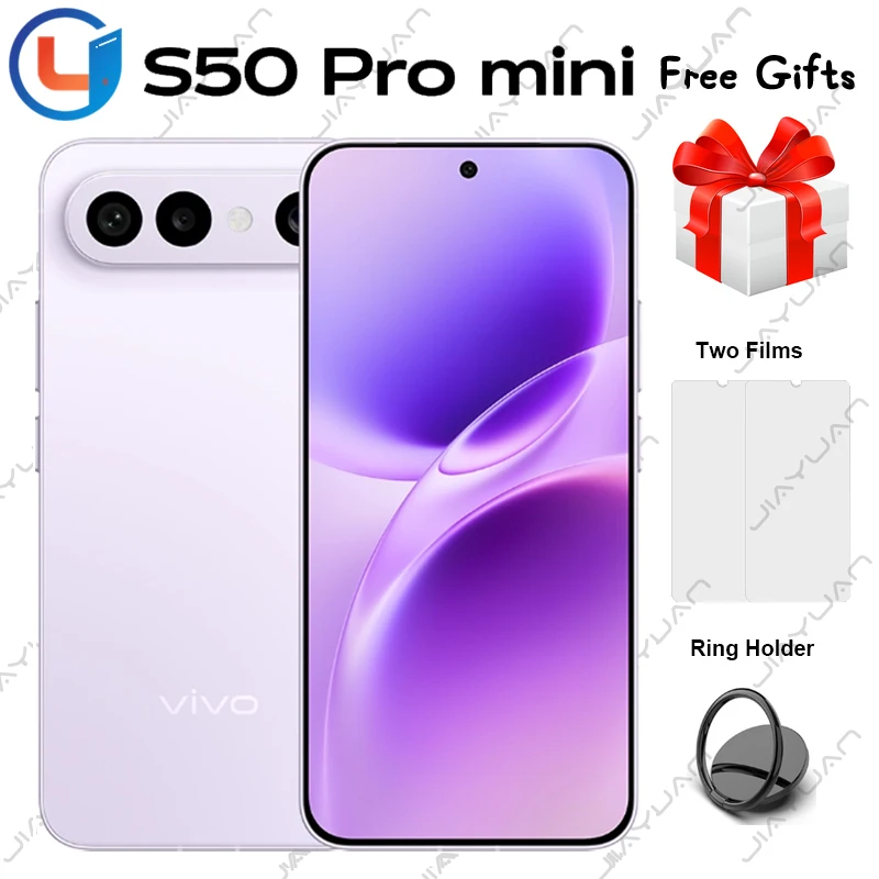 New Original VIVO S50 Pro Mini 5G Mobile Phone 6.31" 120Hz Display Snapdragon 8 Gen 5 Camera 50MP Battery 6500mAh NFC Smartphone