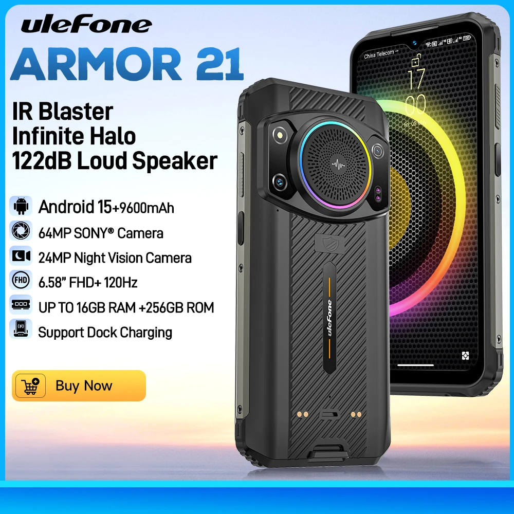 Ulefone Armor 21 Rugged Phone 16GB RAM 256GB ROM Smartphone Android 15 G99 Mobile phone 64MP 9600mAh 4G Cellular Global Version Ulefone Armor 21 Rugged Phone 16GB RAM 256GB ROM Smartphone Android 15 G99 Mobile phone 64MP 9600mAh 4G Cellular Global Version
