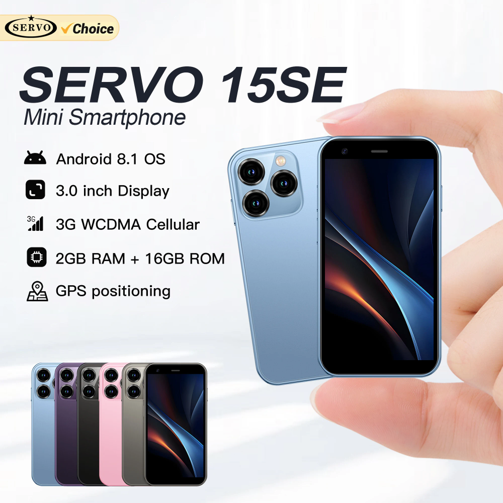 SERVO 15SE Super Mini Smartphone Android System 2GB+16GB Play Store Wifi Dual SIM 3.0" Small Pocket Cheap Smart Phones 3G WCDMA SERVO 15SE Super Mini Smartphone Android System 2GB+16GB Play Store Wifi Dual SIM 3.0" Small Pocket Cheap Smart Phones 3G WCDMA