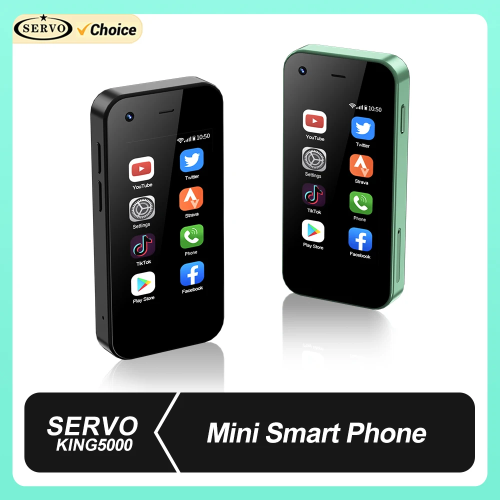 SERVO KING5000 Small Android Smartphone 3G Dual SIM 2.5'' Display 2GB RAM 16GB ROM Mini Pocket cheap mobile phone free shipping