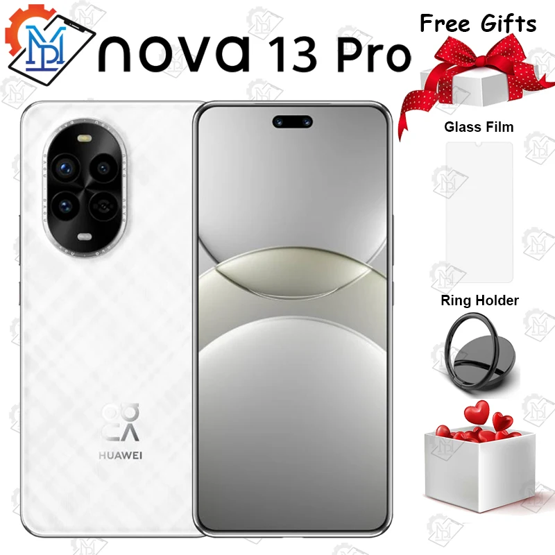 Origingal Huawei Nova 13 Pro 5G Mobile Phone 6.76 Inches 120Hz Screen Kirin 8000 HarmonyOS 4.2 Battery 5000mAh AI Smartphone Origingal Huawei Nova 13 Pro 5G Mobile Phone 6.76 Inches 120Hz Screen Kirin 8000 HarmonyOS 4.2 Battery 5000mAh AI Smartphone