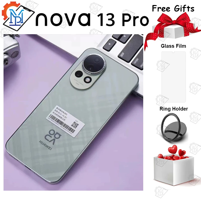 Origingal Huawei Nova 13 Pro 5G Mobile Phone 6.76" 120Hz Display Kirin 8000 HarmonyOS 4.2 Camera 50MP Battery 5000mAh Smartphone