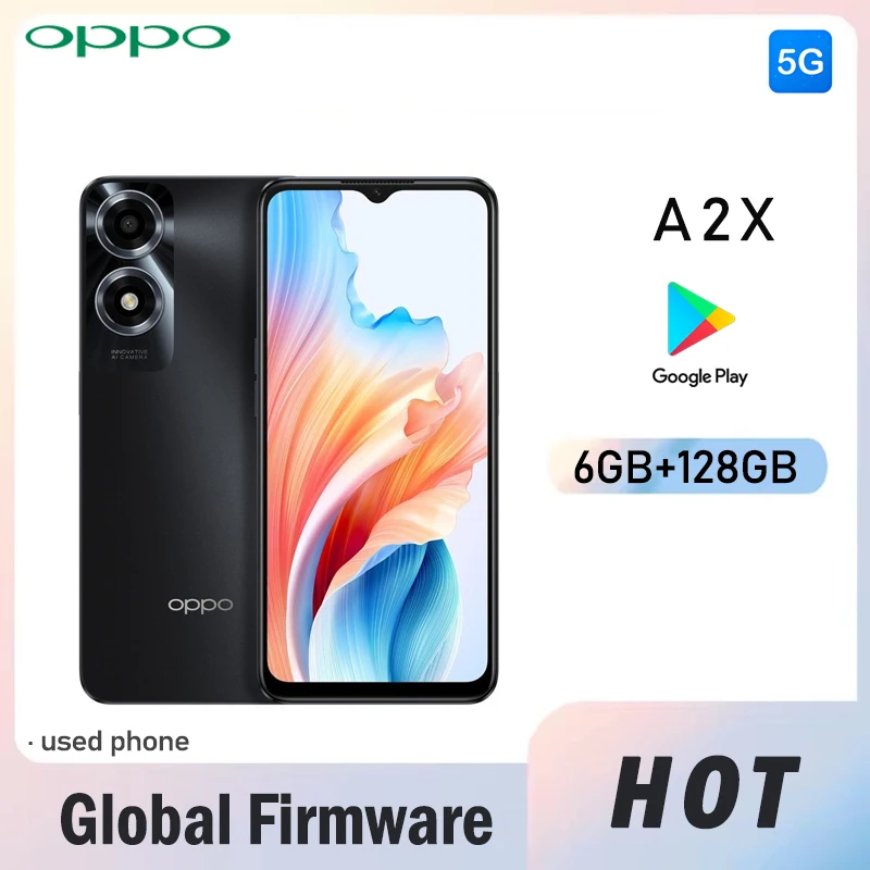 Global Firmware OPPO A2X 5G Smartphone Dimensity 6020 ColorOS 13.1 6.56-inch rear camera 13MP 5000 mAh 90Hz used phone Global Firmware OPPO A2X 5G Smartphone Dimensity 6020 ColorOS 13.1 6.56-inch rear camera 13MP 5000 mAh 90Hz used phone