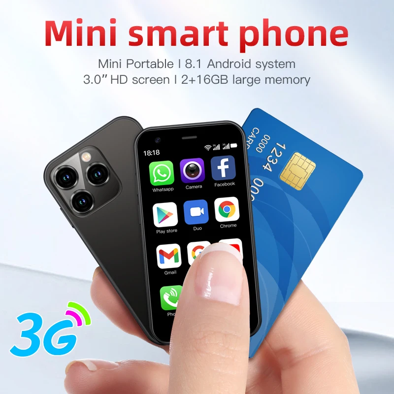 ONEMYTH XS15 Mini Mobile Phone, 3.0 Inch HD Screen, 2GB+16GB, Dual SIM 3G, Google Play, Multi-Color ONEMYTH XS15 Mini Mobile Phone, 3.0 Inch HD Screen, 2GB+16GB, Dual SIM 3G, Google Play, Multi-Color