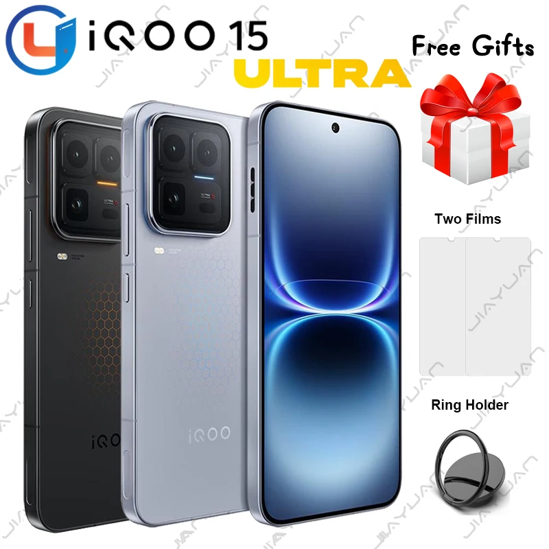 IQOO 15 Ultra 5G Gaming Phone Snapdragon 8 Elite Gen5 6.83" 2K 144Hz AMOLED 7800mAh 100W 50MP OIS NFC Unlocked Smartphone