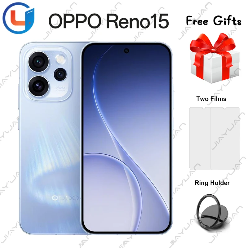 Original OPPO RENO 15 5G Smartphone 6.32 Inch 120Hz Display Dimensity 8450 Camera 200MP Battery 6200mAh CN Version Mobile Phone Original OPPO RENO 15 5G Smartphone 6.32 Inch 120Hz Display Dimensity 8450 Camera 200MP Battery 6200mAh CN Version Mobile Phone
