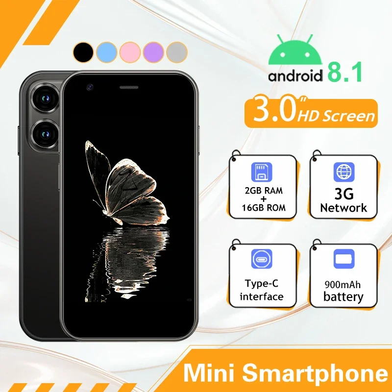 SOYES XS15 Mini Smartphone Android 8.1 System 2GB RAM 16GB Storage 3G Network Supports Play Store, an Ideal Choice for Students SOYES XS15 Mini Smartphone Android 8.1 System 2GB RAM 16GB Storage 3G Network Supports Play Store, an Ideal Choice for Students
