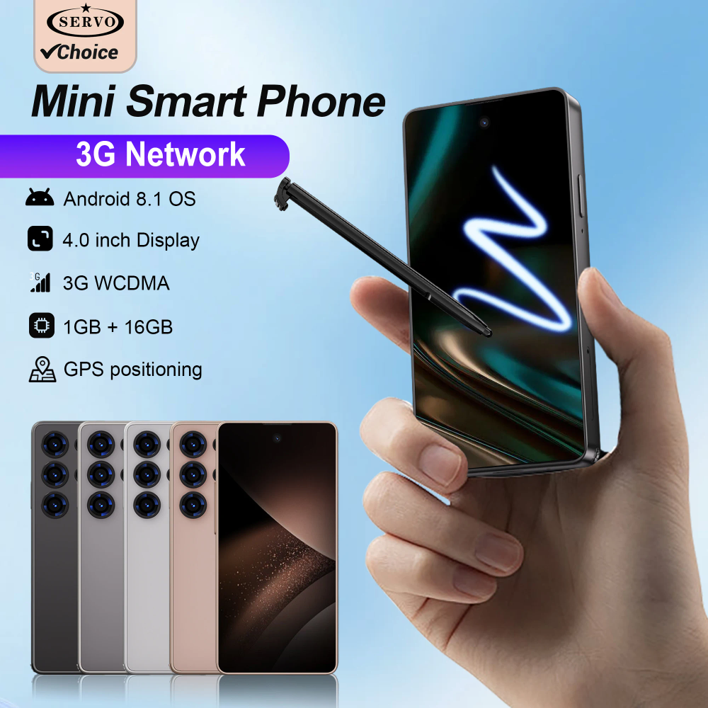 SERVO Built-in Stylus Mini Smartphone Android 3G Cellular 4" Display 16GB ROM GPS Face Unlock Tiny Mobile Phones WIFI Play Store SERVO Built-in Stylus Mini Smartphone Android 3G Cellular 4" Display 16GB ROM GPS Face Unlock Tiny Mobile Phones WIFI Play Store