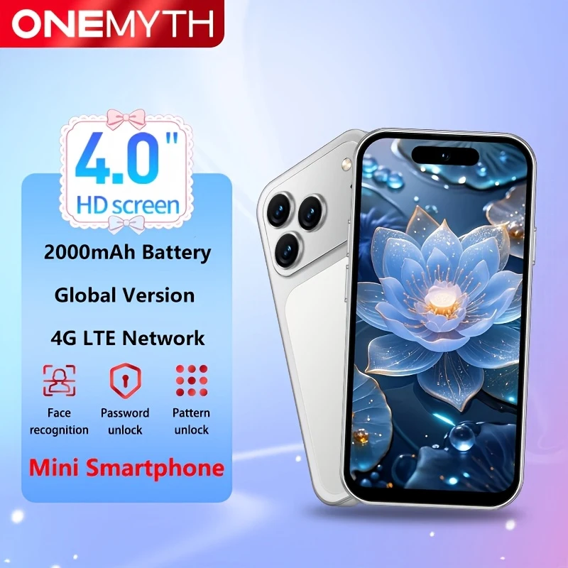 2026 new compact mini smartphone, 2GB RAM 16GB ROM, 4G network suitable for home, outdoor and study portable small Android phone