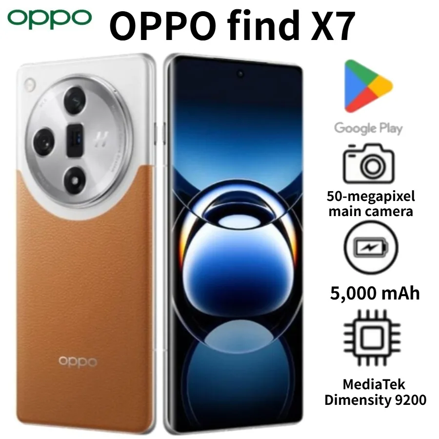 2026 OPPO Find X7 Global Version, Latest Model, Dual SIM, 100W Fast Charging, 8GB+256GB Storage, Long-Lasting Battery