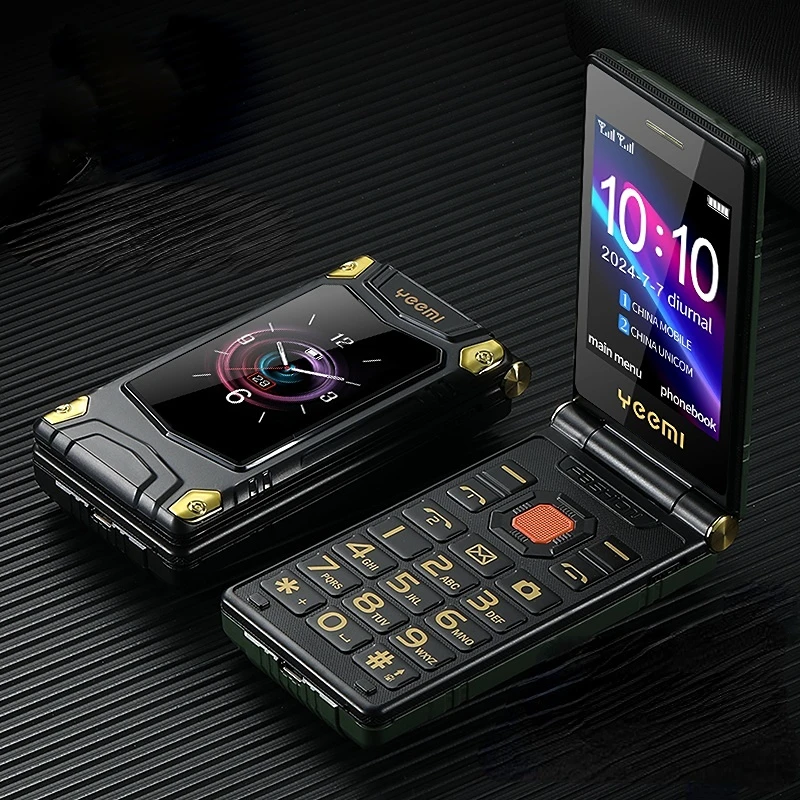 4G Rugged Clamshell Flip Phone Shockproof Durable Outdoor Mobile Long Battery Loud Voice Dual Screen SOS Backup Phone Simple Use 4G Rugged Clamshell Flip Phone Shockproof Durable Outdoor Mobile Long Battery Loud Voice Dual Screen SOS Backup Phone Simple Use