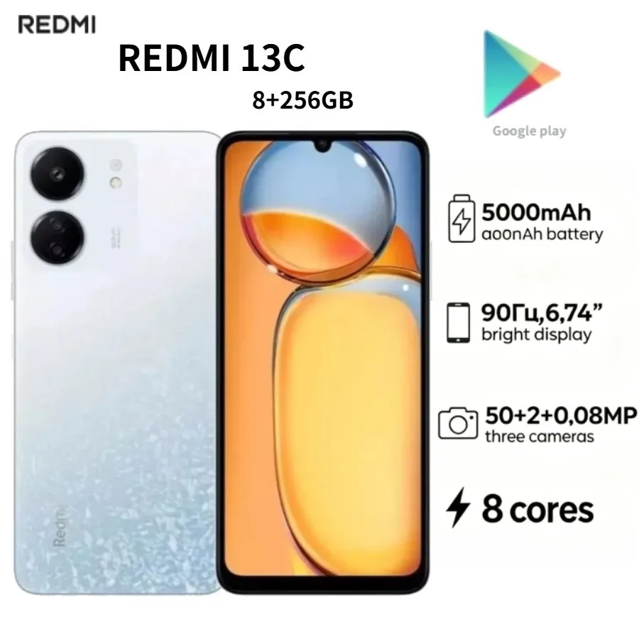 2026 latest models Redmi 13C Global Version High-End Smartphone 8GB RAM 256GB Storage 6.74' Display Premium Mobile Phone 2026 latest models Redmi 13C Global Version High-End Smartphone 8GB RAM 256GB Storage 6.74' Display Premium Mobile Phone