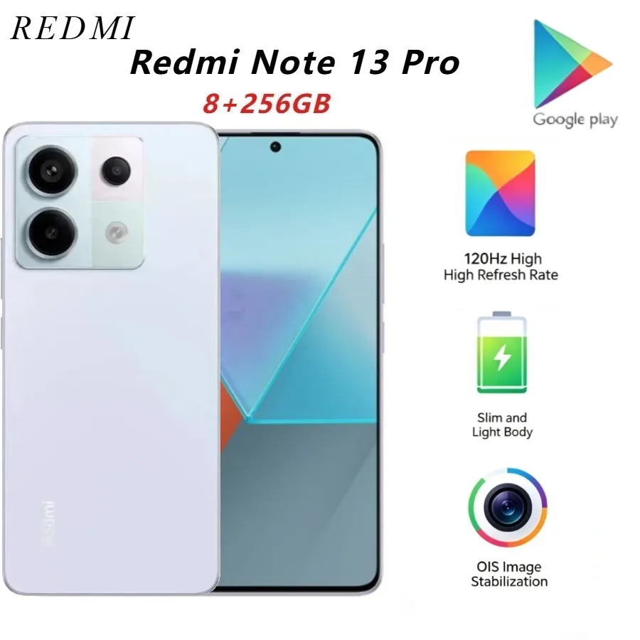 2026 new Redmi Note 13 pro 6.67-inch AMOLED Display 120Hz Refresh Rate 5100mAh Battery 8GB RAM 256GB Stora