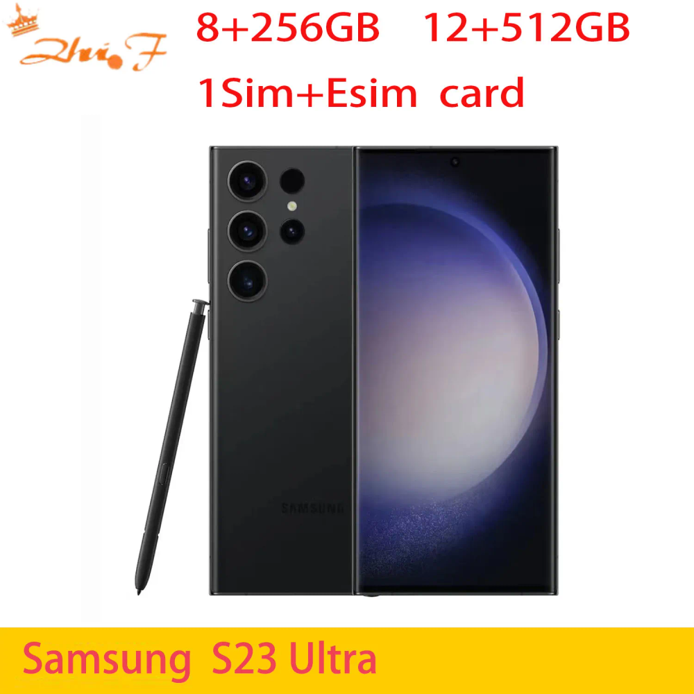Samsung Galaxy S23 Ultra 5G s918u 6.8" ROM 256/512GB RAM 8/12GB Snapdragon NFC Original Android Cell Phone