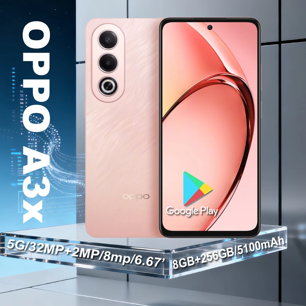 OPPO A3X original smart phone 5100mah battery capacity/45W fast charging/USB Type-C charging interface/-8GB+256GB large memory