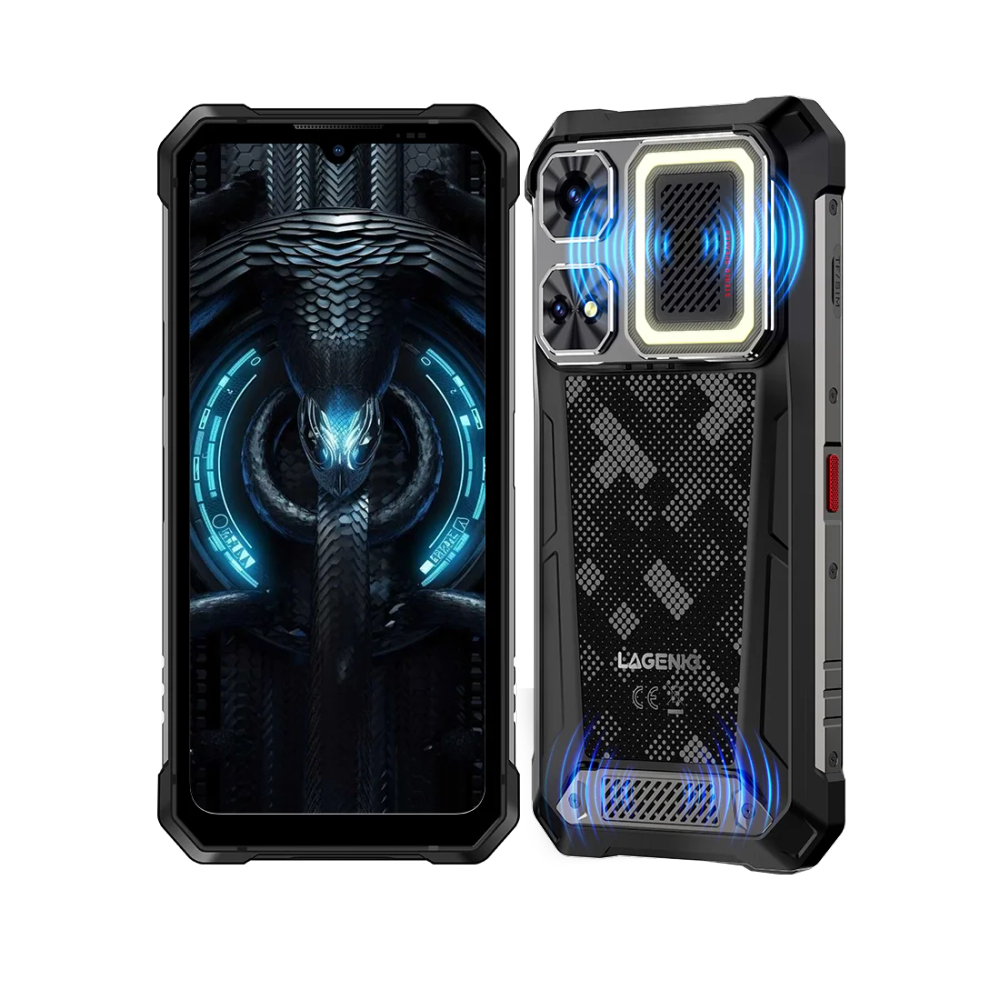 LAGENIO Rhino 1 Pro 2026 New Android 16 Mobile Phone 6.9 Inch 8GB +256GB 8MP 12000mAh Battery Smartphone 33W Fast Charging