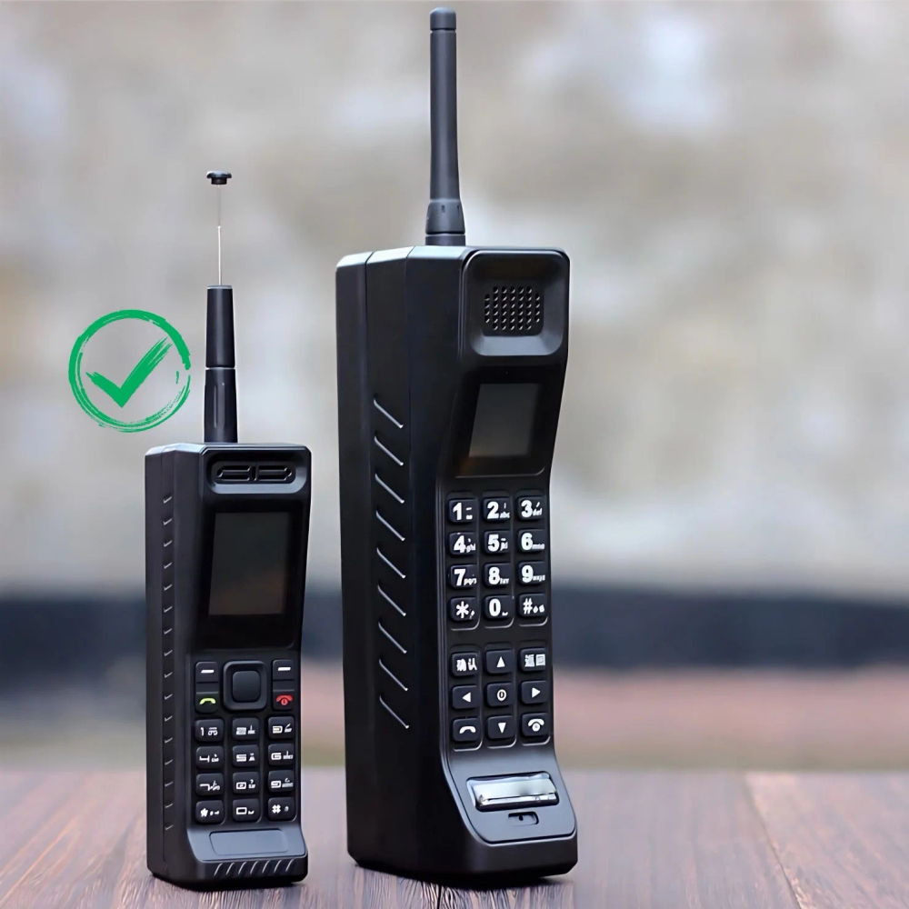 Big Brother Retro Cell Phone 1.8 Inch 2G Quad SIM Big Battery Vintage Rugged Mobile Phone Power Bank Bluetooth Dial for Outdoor