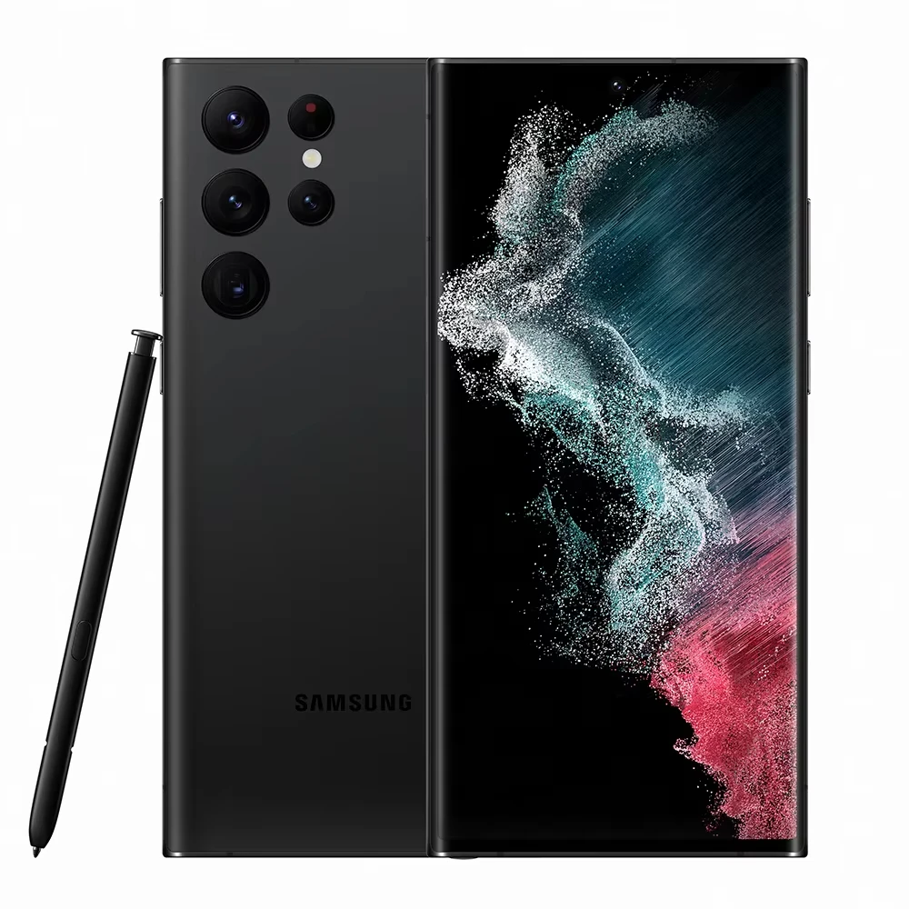 Samsung Galaxy S22 Ultra 5G S908U1 8K Camera 6.8inch Screen 128G Original Unlocked Phone S22U US Version Refurbished Cell Phone