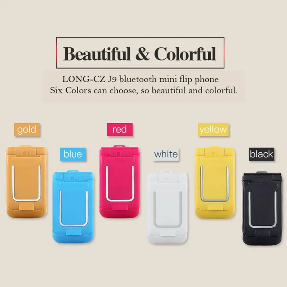 Super Mini Flip Mobile Phones Cute Style Single Sim SOS Call Voice Changer Pocket Size Finger Mobile For Young Kids No Apps