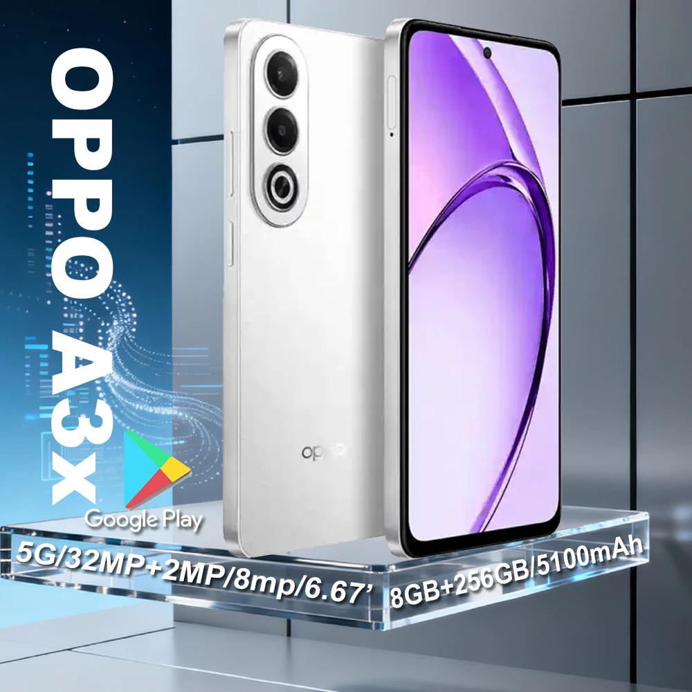 OPPO A3x 5G 8+256GB/300% super volume 5100mah long battery life fashion smart music phonee