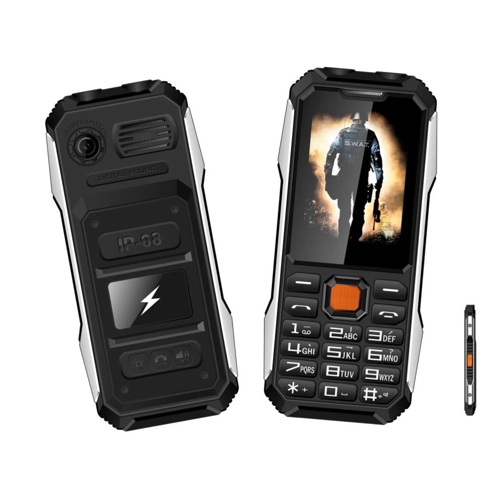 Ultra Slim Senior Cellphone Big Button Loud Sound Long Standby Seep Dial SOS Call Dual Sim Flashlight Low Price Elderly Phone