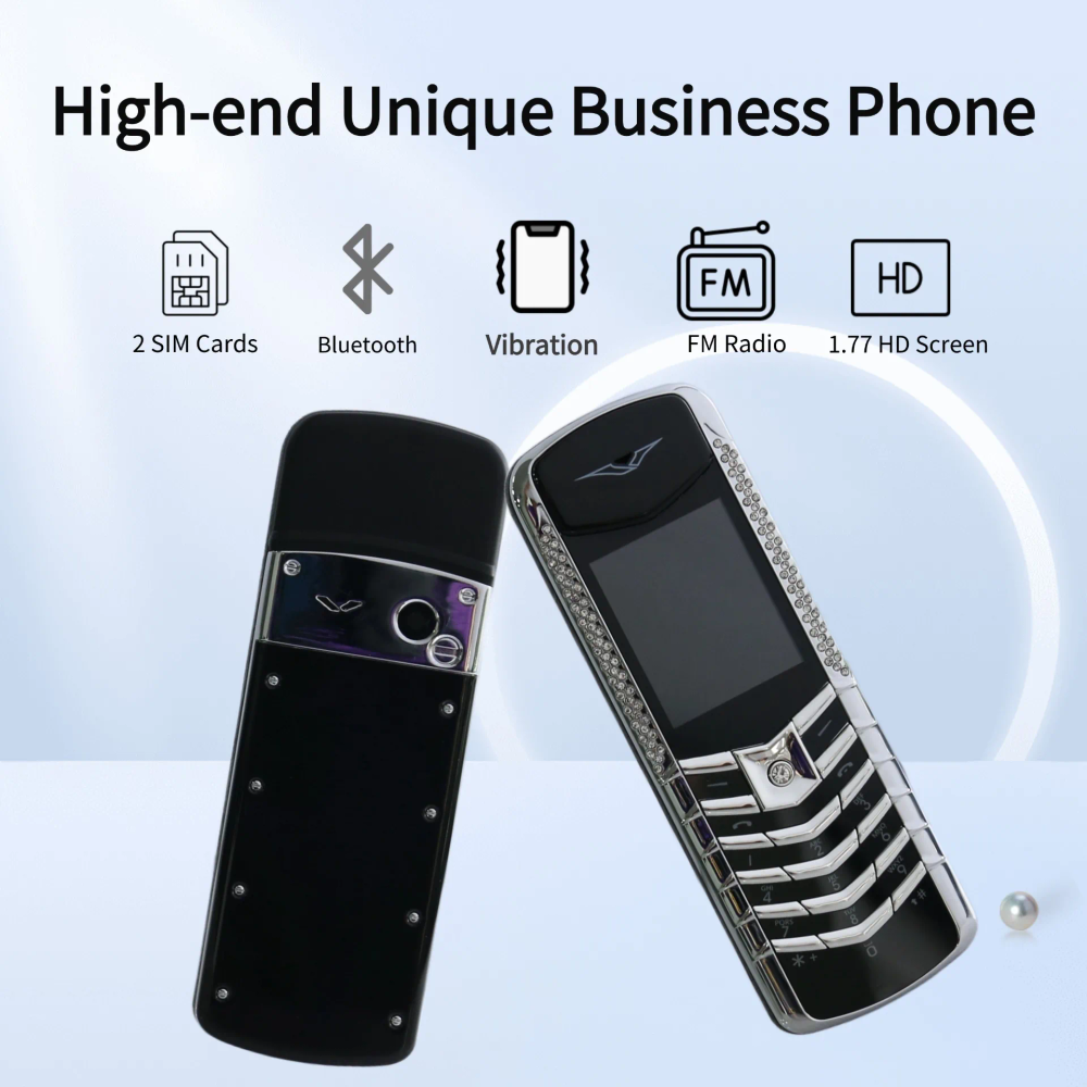 Classic Signature Mobile Phone For Elderly Ultra Slim Two Sim Cards Voice Changer Bluetooth Dial Push Button Blacklist Portable Classic Signature Mobile Phone For Elderly Ultra Slim Two Sim Cards Voice Changer Bluetooth Dial Push Button Blacklist Portable