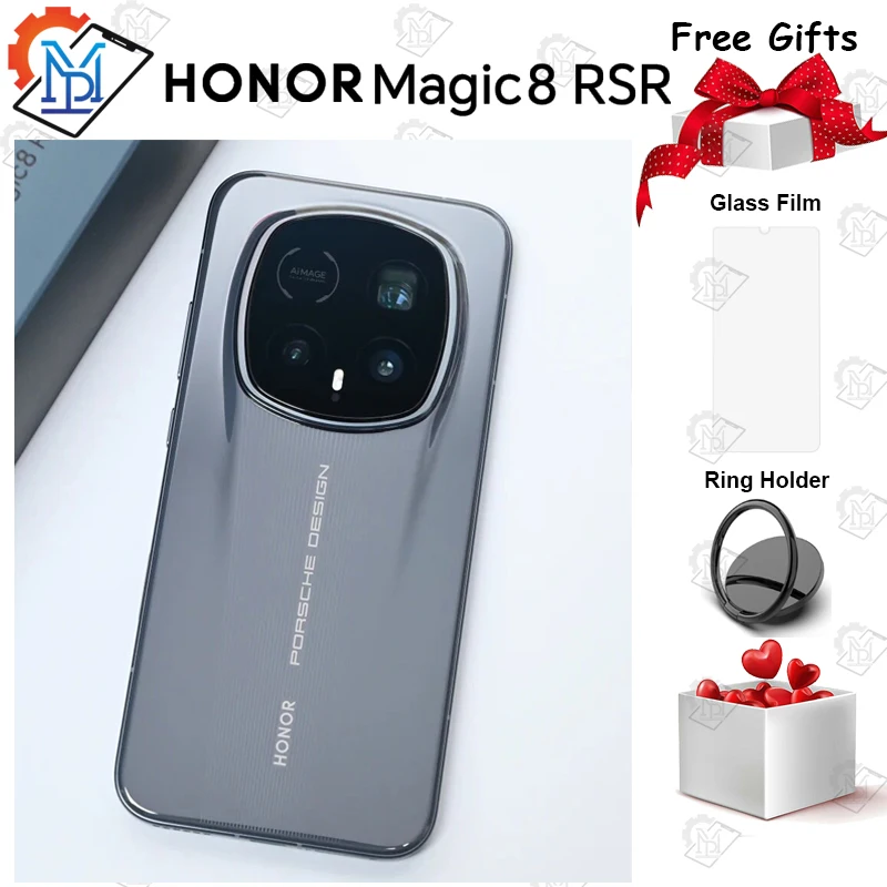 Original HONOR Magic 8 RSR 5G Mobile Phone 6.71" OLED Display Snapdragon 8 Elite Gen 5 Camera 200MP Battery 7200mAh Smartphone Original HONOR Magic 8 RSR 5G Mobile Phone 6.71" OLED Display Snapdragon 8 Elite Gen 5 Camera 200MP Battery 7200mAh Smartphone