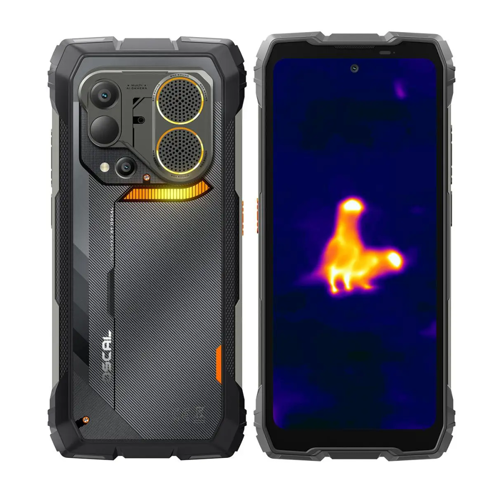 Blackview Oscal Pilot 6 Thermal Rugged Smartphone 5G 6.78'' 2.4K Display 120Hz 12GB 256GB 108MP 10000mAh 27W Android 16 NFC