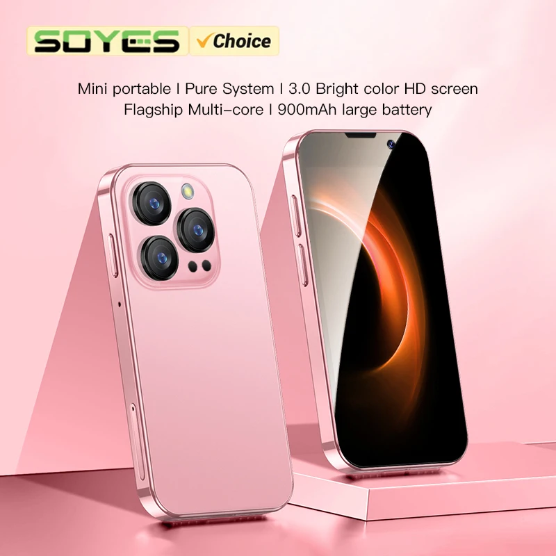 SOYES New XS18Pro 3.0" Mini Smartphone 2GB RAM 16GB ROM Facial Recognition Android 9.0 Dual SIM Standby 3G Network Little Phone
