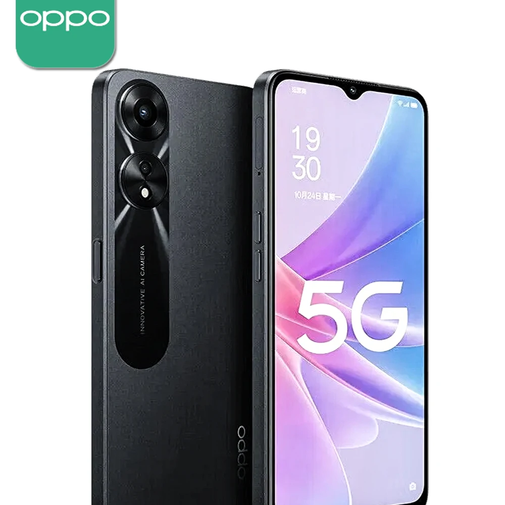 OPPO A58 6.56-inch LCD water drop screen original fashion mobile phone 5000mAh long battery life mobile phone 8GB+256GB