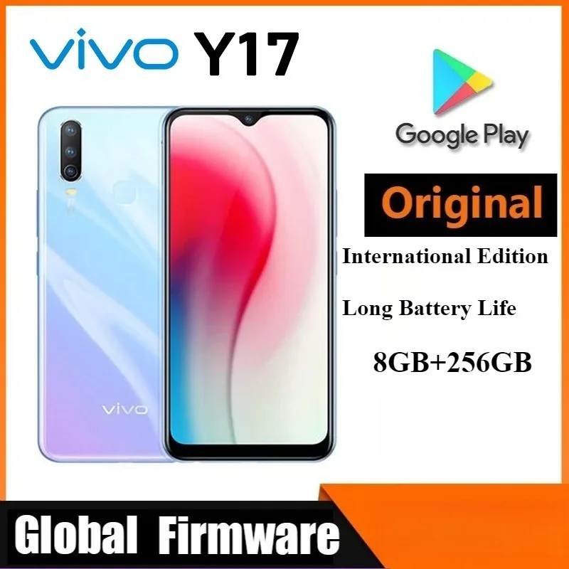 VIVO Y17 4G Smartphone 6.51 Inch HD+ Display 5000mAh Battery Dual SIM Mobile Phone VIVO Y17 4G Smartphone 6.51 Inch HD+ Display 5000mAh Battery Dual SIM Mobile Phone