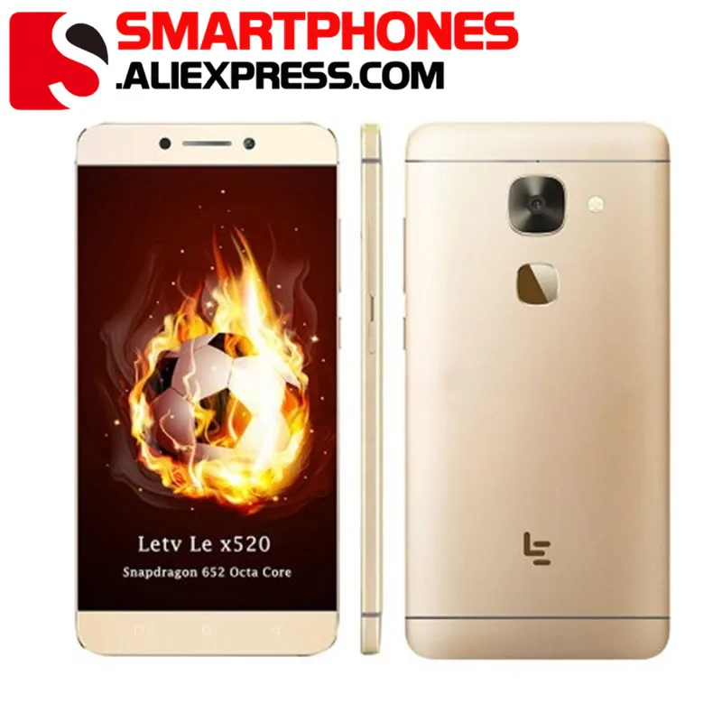 Original Letv LeEco Le 2 X520 5.5 Cell Phone Snapdragon 652 Octa Core Mobile Phone 3GB 32GB 1920x1080 16MP Android Fingerprint