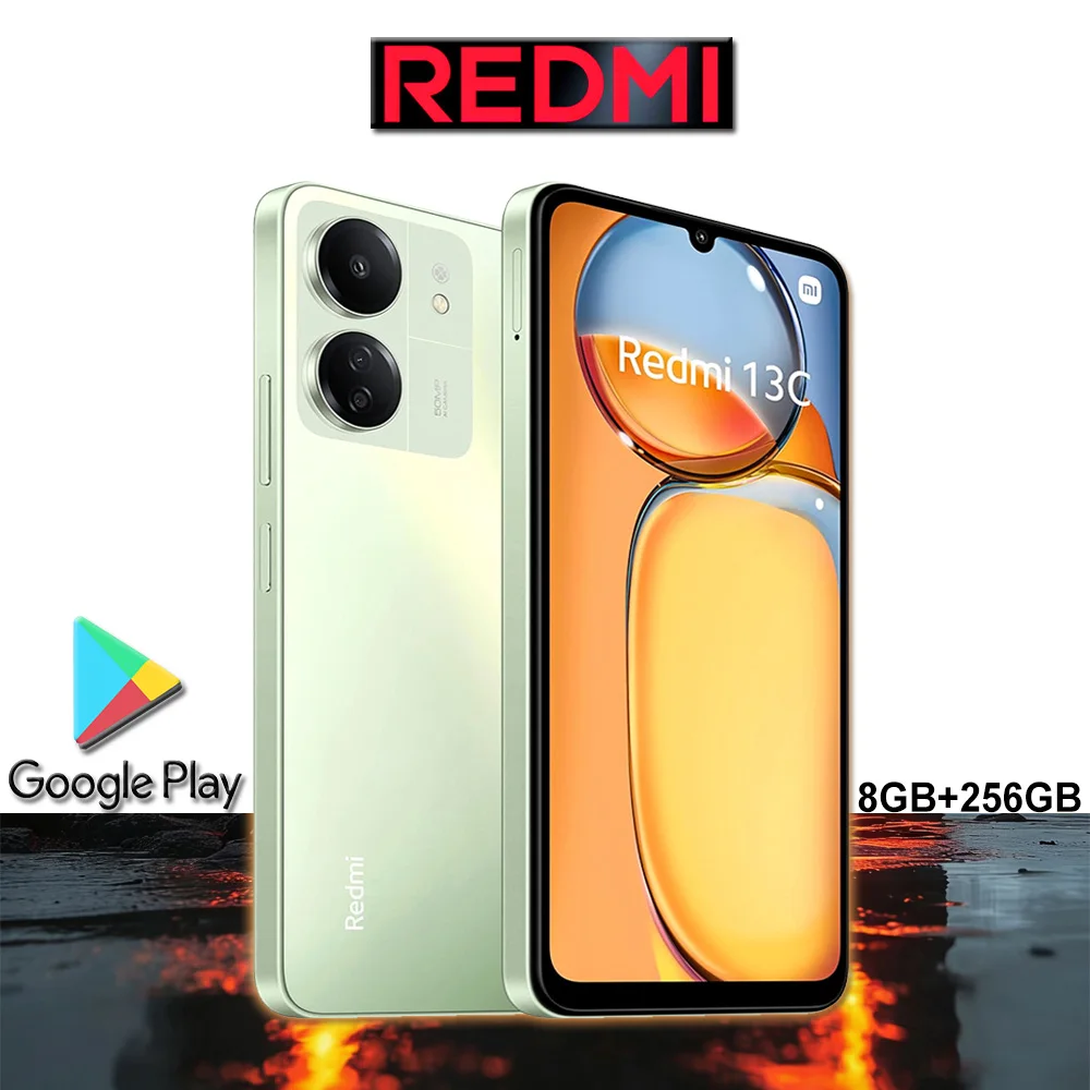 Xiaomi Redmi 13c 4G 6.74-inch 8gb+256gb stylish and lightweight smartphone