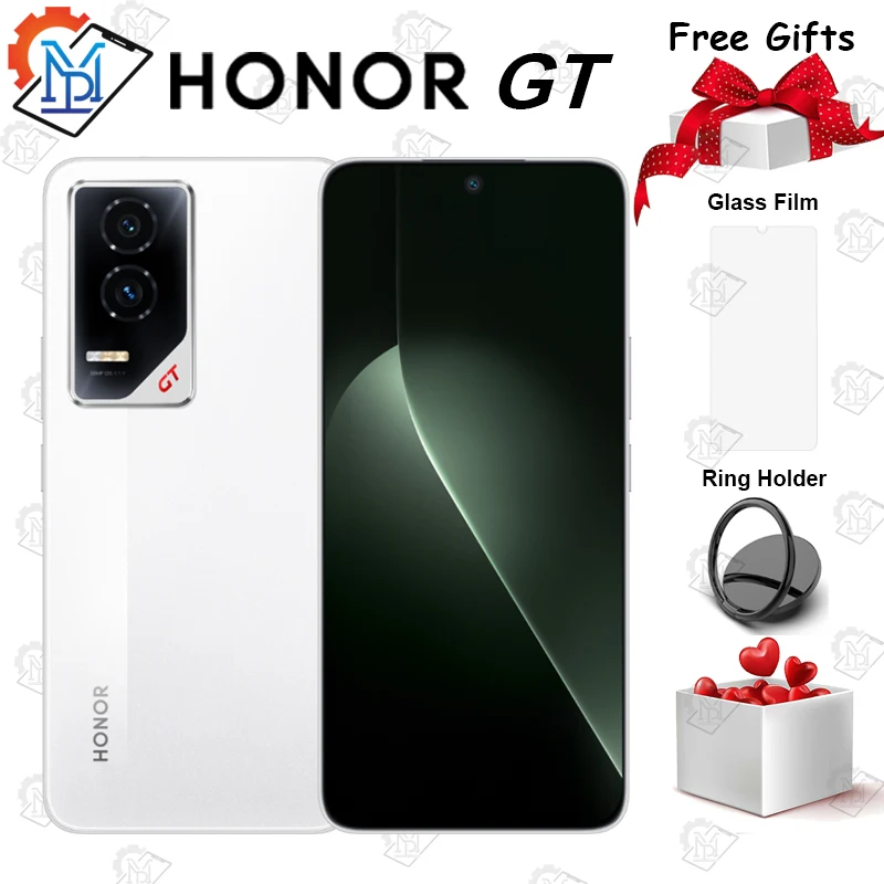 New Original Honor GT 5G Mobile Phone 6.7" 120Hz AMOLED Screen Snapdragon 8 Gen 3 Octa Core Camera 50MP GMS Smartphone New Original Honor GT 5G Mobile Phone 6.7" 120Hz AMOLED Screen Snapdragon 8 Gen 3 Octa Core Camera 50MP GMS Smartphone