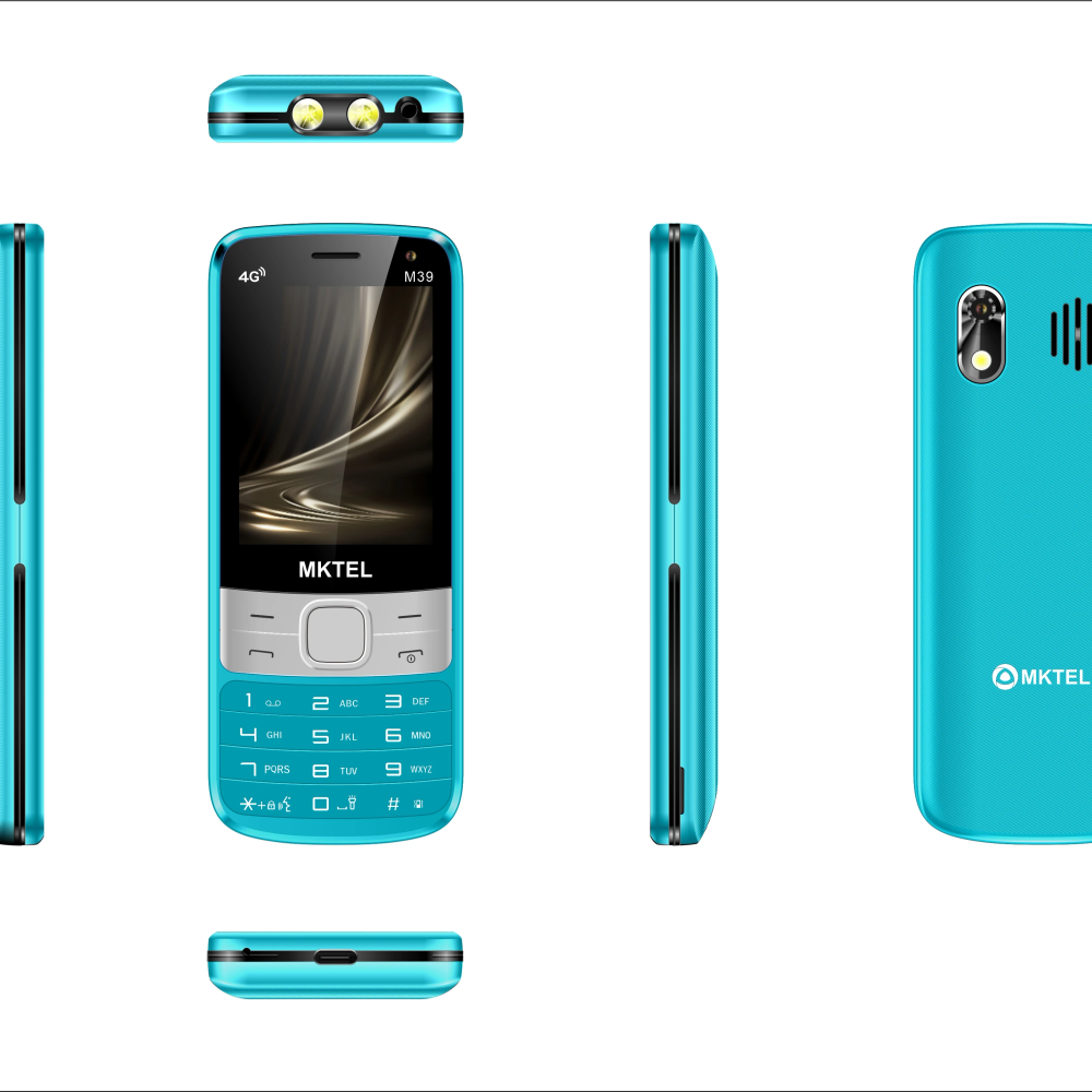 MKTEL-M39-4G mobile phone, 2.8-inch touch screen, supports dual sim and dual standby.WIFI.2+16GB with flashlight.Radio 2500mAh