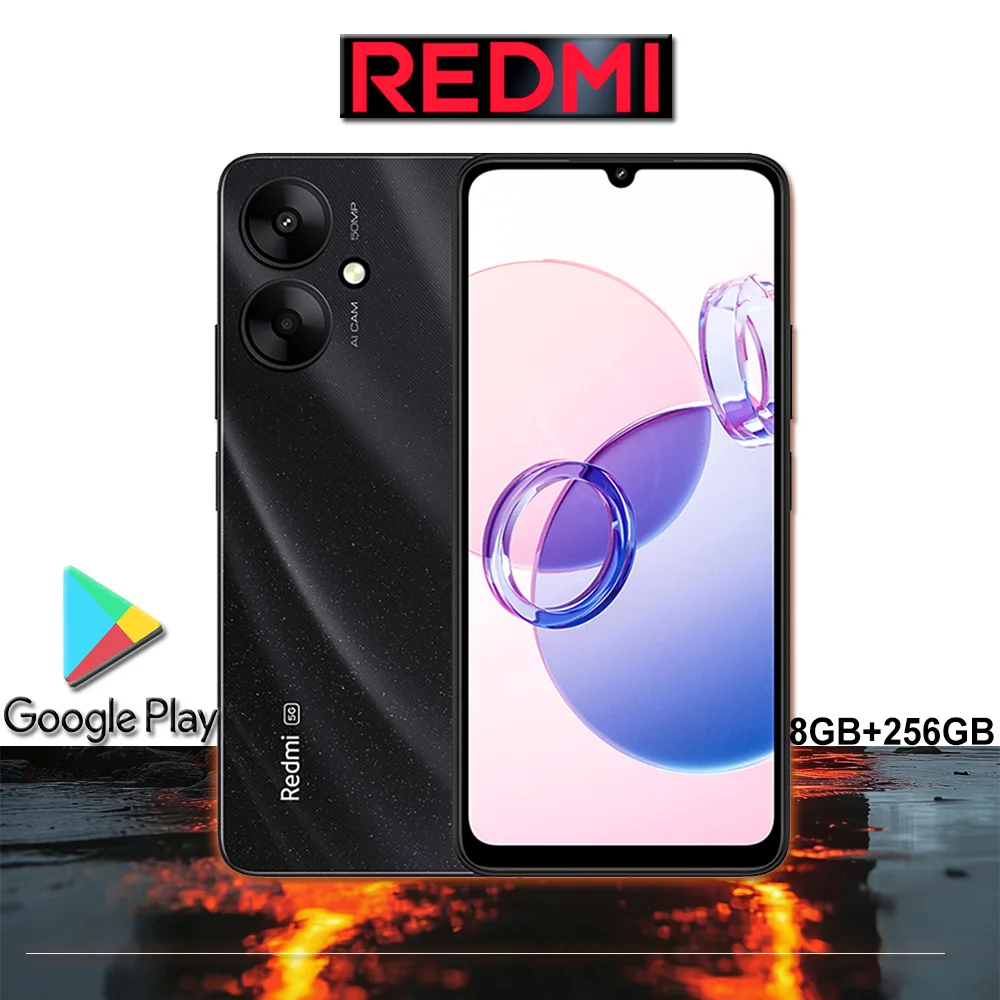 XIAOMI Redmi 13C 6.74-inch fashion smartphone RAM：8GB ROM：256GB 5G NFC 5000mAh 18W Type-C 90Hz LCD Work music phone