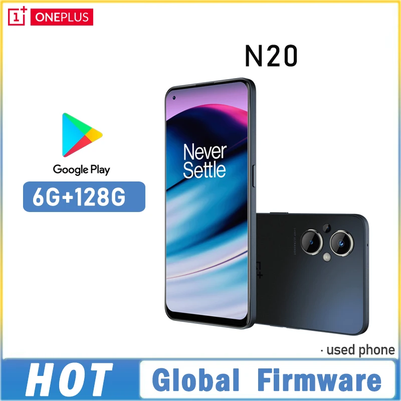 Global Firmware OPPO Oneplus Nord N20 5G 6G 128G SmartPhone CPU Snapdragon 695 Battery capacity 4500mAh 64MP+2MP+2MP used phone
