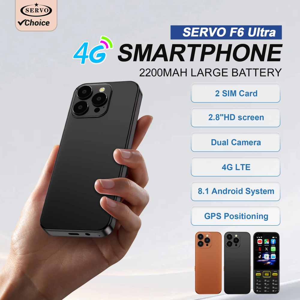 SERVO F6 ULTRA Android Smartphone 4G Network 2GB+16GB WhatsAPP Facebook WiFi Hotspot Flashlight 2 SIM Touch Screen Smart Phones SERVO F6 ULTRA Android Smartphone 4G Network 2GB+16GB WhatsAPP Facebook WiFi Hotspot Flashlight 2 SIM Touch Screen Smart Phones