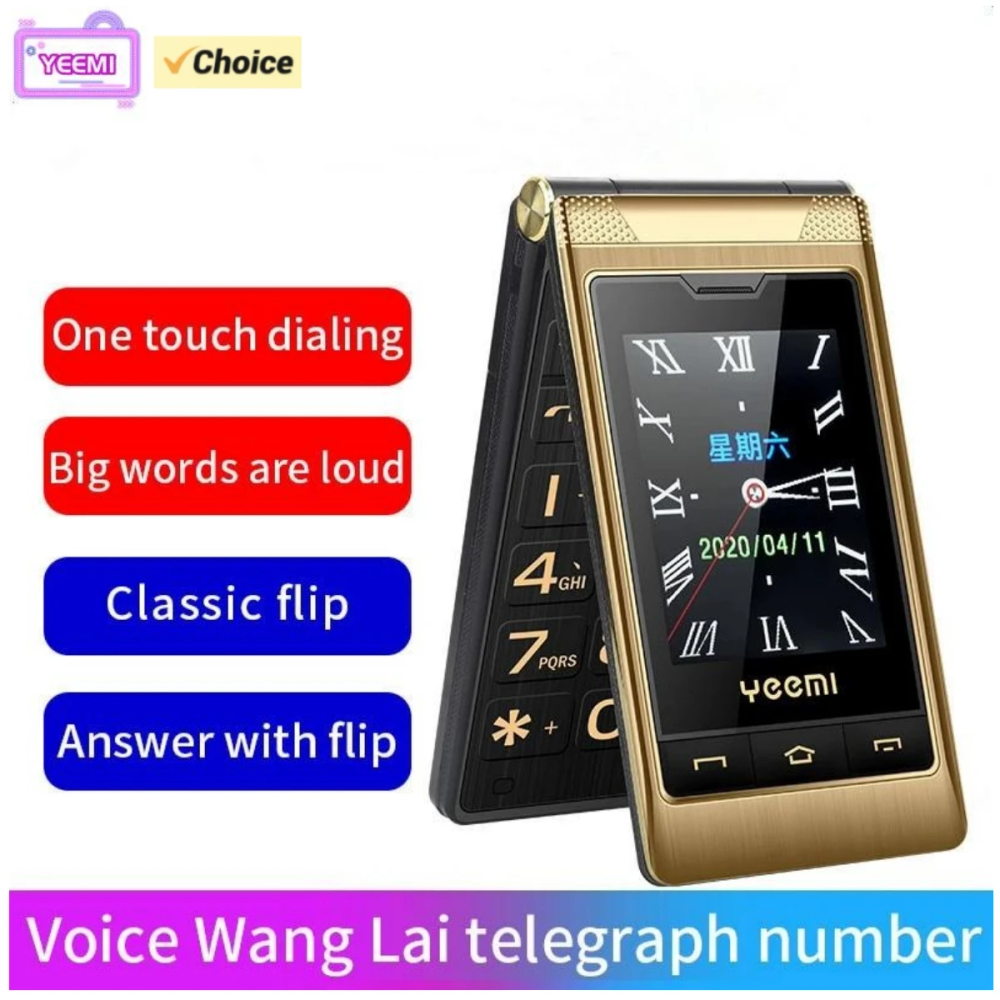 YEEMI G10-C Flip Mobile Phone 2.8inches MTK 2G GSM Dual SIM Card FM Mp3/Mp4 Bluetooth Big Keyboard Game Torch CellPhone YEEMI G10-C Flip Mobile Phone 2.8inches MTK 2G GSM Dual SIM Card FM Mp3/Mp4 Bluetooth Big Keyboard Game Torch CellPhone