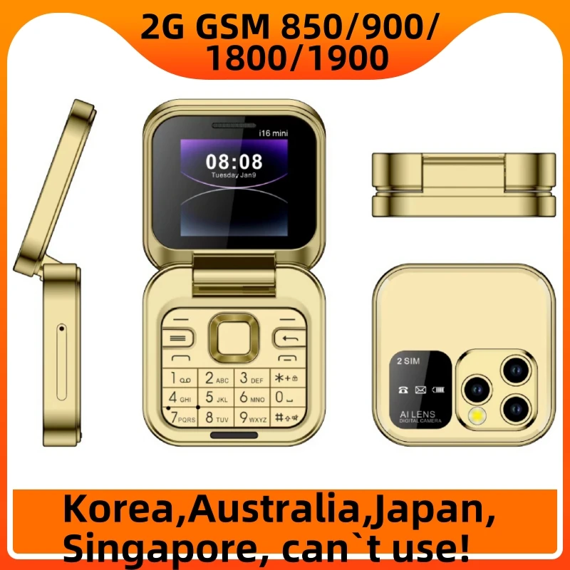I16 Mini 1.44" Lady Cover Foldable Flip Mobile Phone Dual Sim MP3 Camera 2G GSM Flashlight Speed Dial Senior Clamshell CellPhone I16 Mini 1.44" Lady Cover Foldable Flip Mobile Phone Dual Sim MP3 Camera 2G GSM Flashlight Speed Dial Senior Clamshell CellPhone