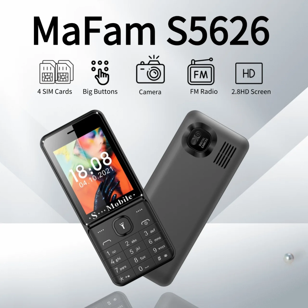 Unlocked New Quad SIM Senior Phone 2.8" Large Screen Durable Quick Dial Torch Oversized Button Loud Volume Slim Elderly Phone Unlocked New Quad SIM Senior Phone 2.8" Large Screen Durable Quick Dial Torch Oversized Button Loud Volume Slim Elderly Phone