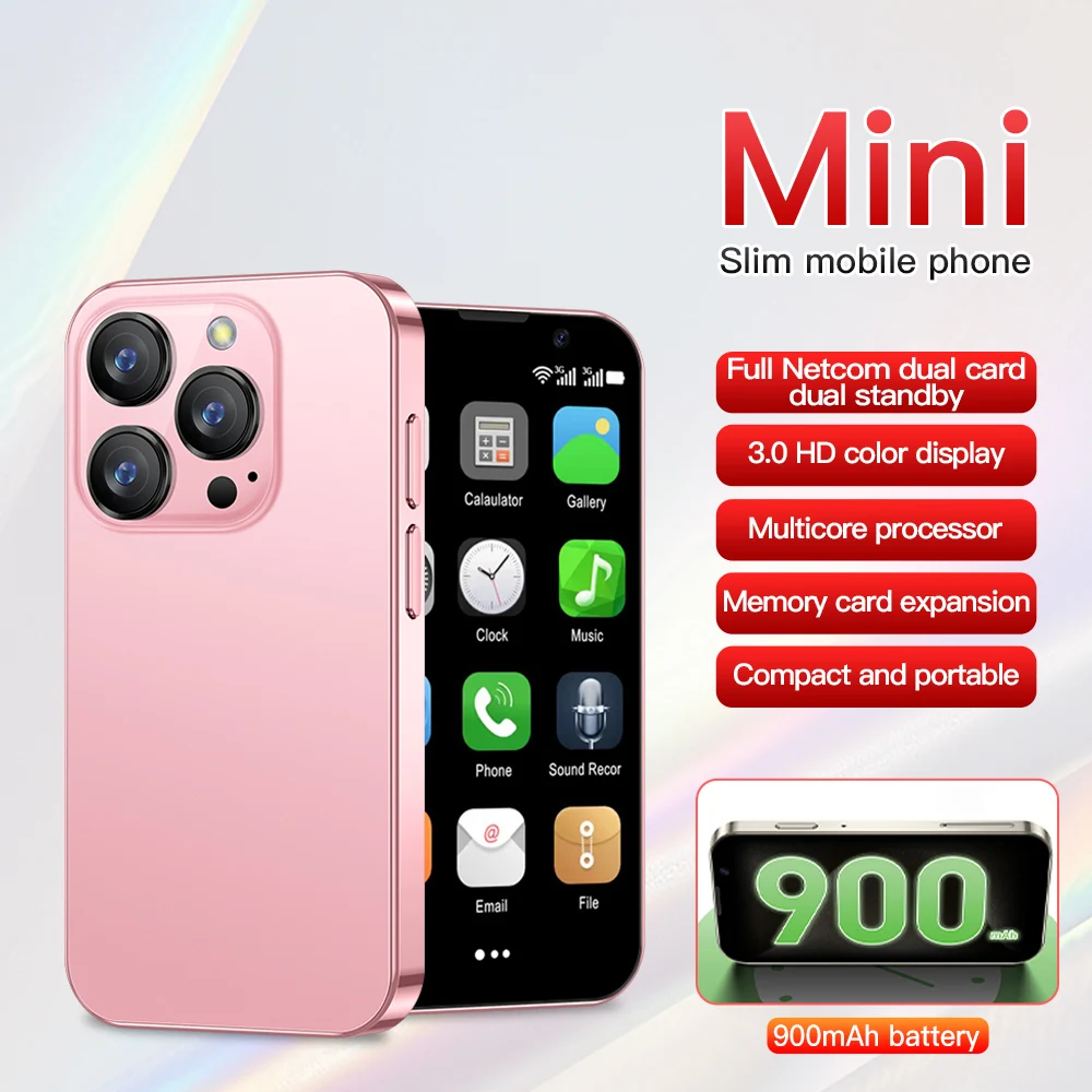 Original SERVO 16SE Mini 3G Small 3.0" Smartphone16GB ROM 2GB RAM Smartphones Android 9 Google Play Store 2MP Camera Cellphones