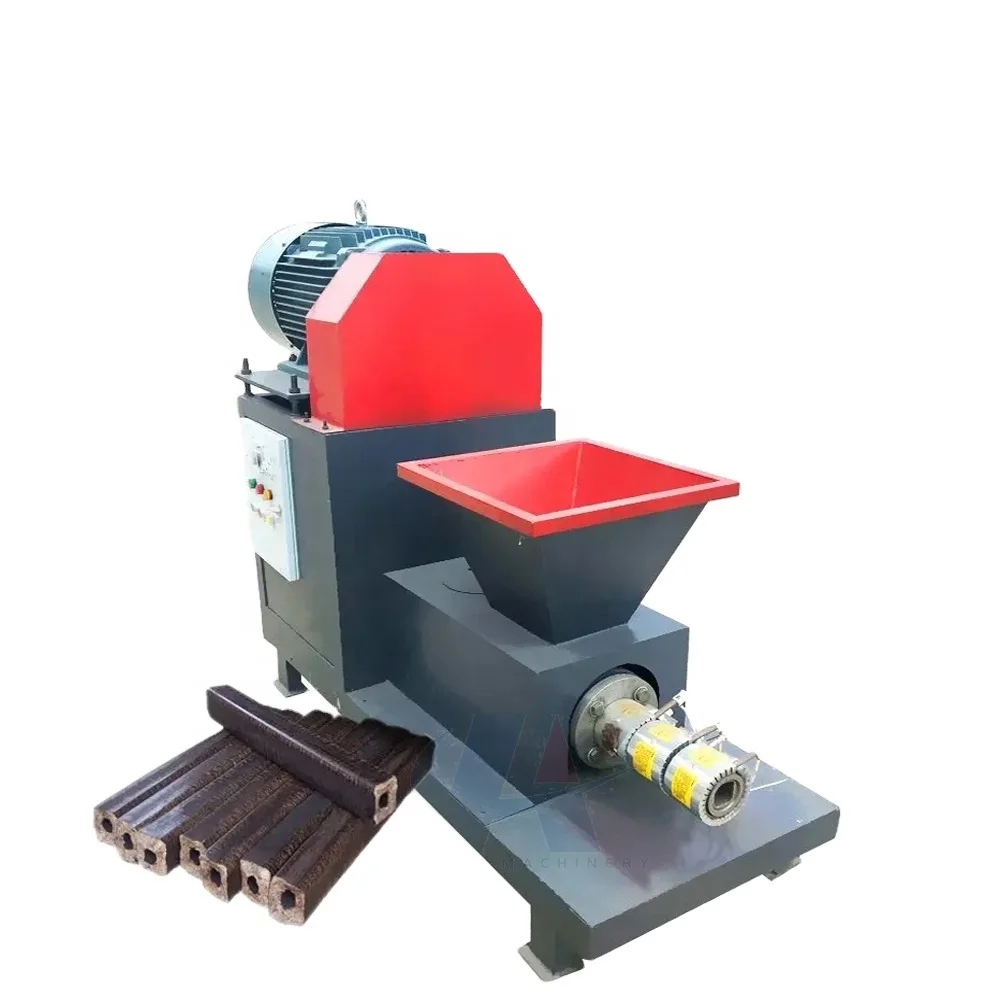 Anho Engine Extruder Compress Sawdust Briquette Charcoal Making Machine High Efficiency Energy Saving 300-500kg/h Capacity