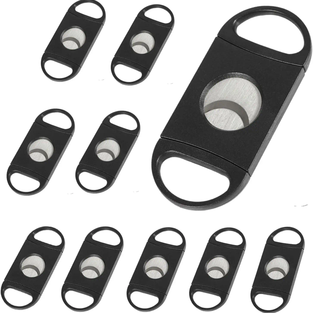 10 Pack Double Blade Guillotine Cigar Cutter, Portable Stainless Steel Clippers Tool 10 Pack Double Blade Guillotine Cigar Cutter, Portable Stainless Steel Clippers Tool
