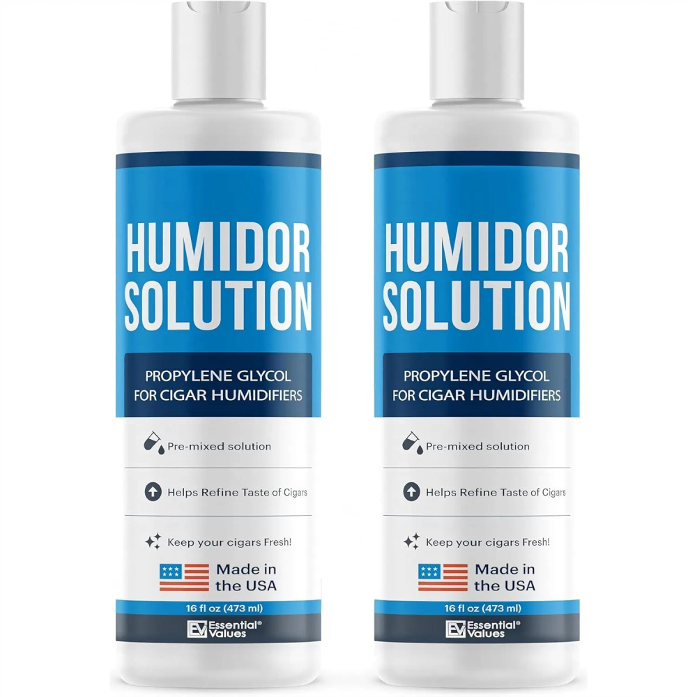 Cigar Humidor Solution 16oz (2 Pack) for Humidifiers - Maintains 70% RH Cigar Humidor Solution 16oz (2 Pack) for Humidifiers - Maintains 70% RH