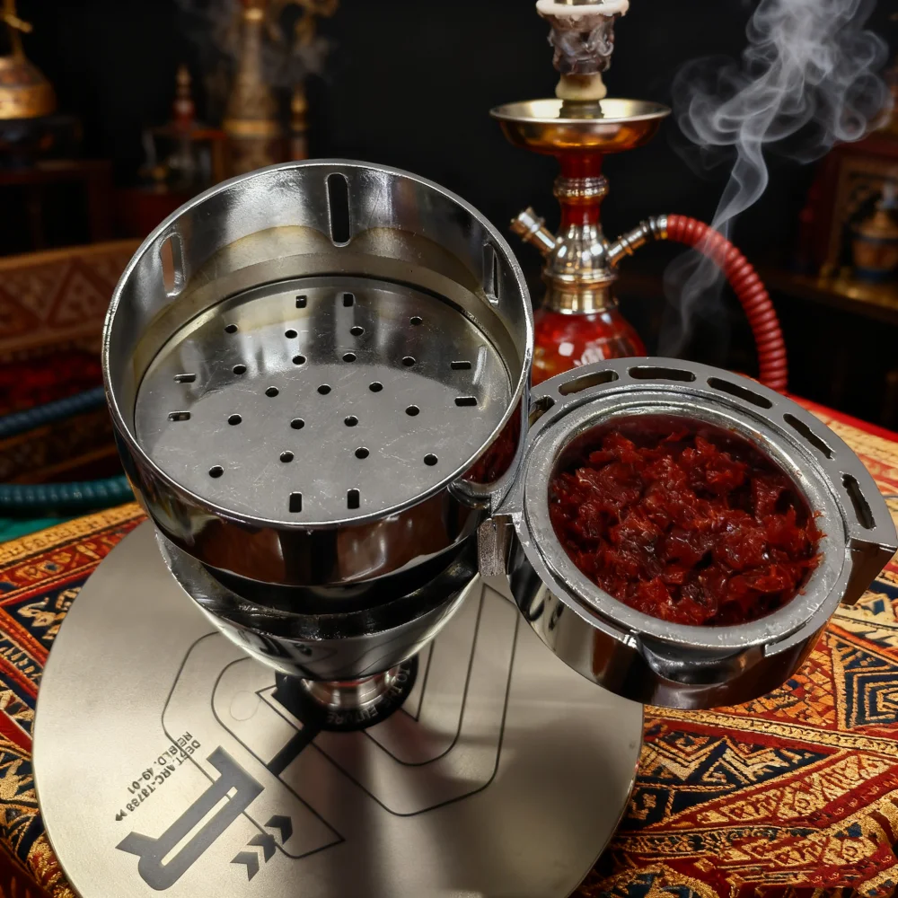 Oval Hookah Bowl Set Cup Shape Aluminum Alloy Shisha Heat Keeper Magement System Coal Holder With Clip Oval Hookah Bowl Set Cup Shape Aluminum Alloy Shisha Heat Keeper Magement System Coal Holder With Clip