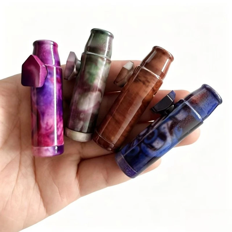 4pcs 8pcs Aluminum Alloy Fashion Snuff bottle Metal Snuff pipe tube Portable various colors Smoking pipe Accessories Men gifts 4pcs 8pcs Aluminum Alloy Fashion Snuff bottle Metal Snuff pipe tube Portable various colors Smoking pipe Accessories Men gifts